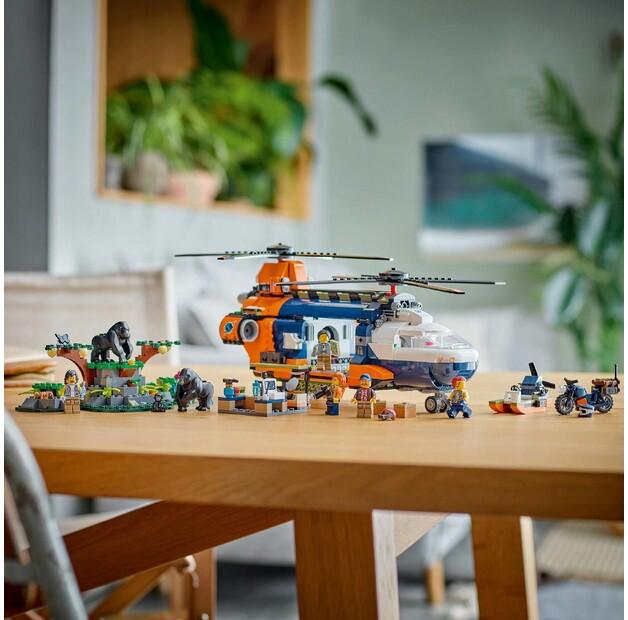 LEGO City 60437 Jungle Explorer Helicopter At Base Camp