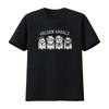 Golden Girls Ghouls Halloween Cute Faces Ghosts Funny Short Sleeve Cotton Tee Ladies Mom Daughter Wife Friend T Shirt Top Gift