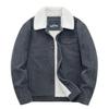 Jackets Padded Warm Loose Parka Coat Corduroy Short Jacket Man Solid Zip Windbreaker Winter Men's Loose