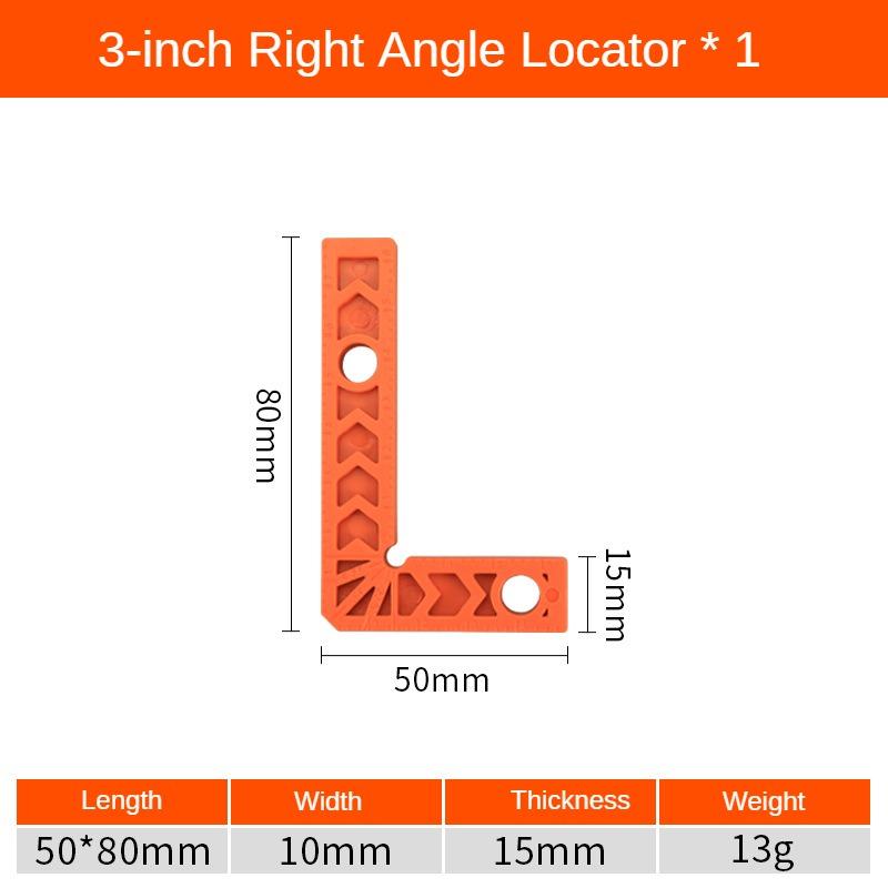Plastic Right Angle Ruler Holder 90°Auxiliary Positioner Tool Overline L-Shaped Spacer Fixed Angle Gripper Woodworking Tools