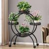 Floor Standing Mobile Plant Rack with Wheels Epipremnum Pot Stand Iron Multi-Layer Balcony Flower Shelf Storage Organizer