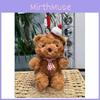 Cute Bear Bag Charm With Polyester Plush Material For Kids And Teens