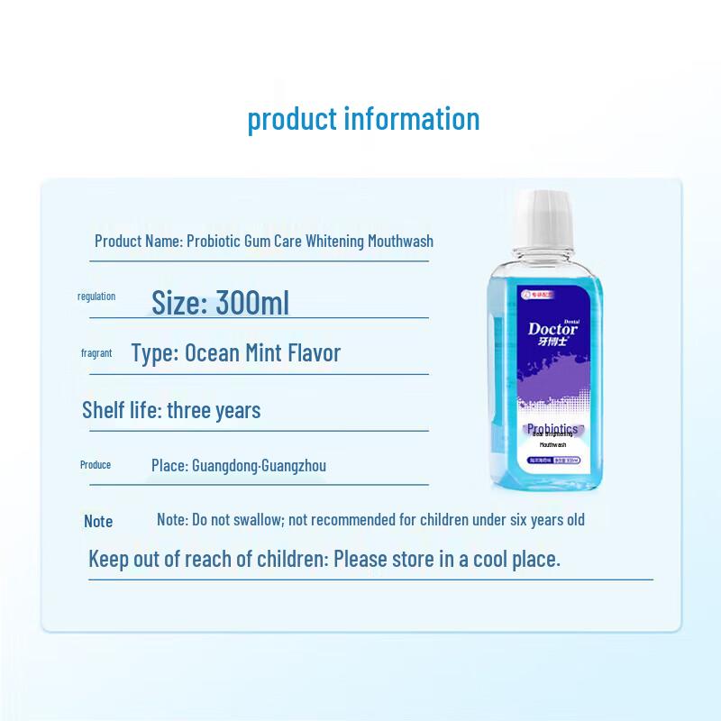 Dr. Tooth Probiotic Mouthwash