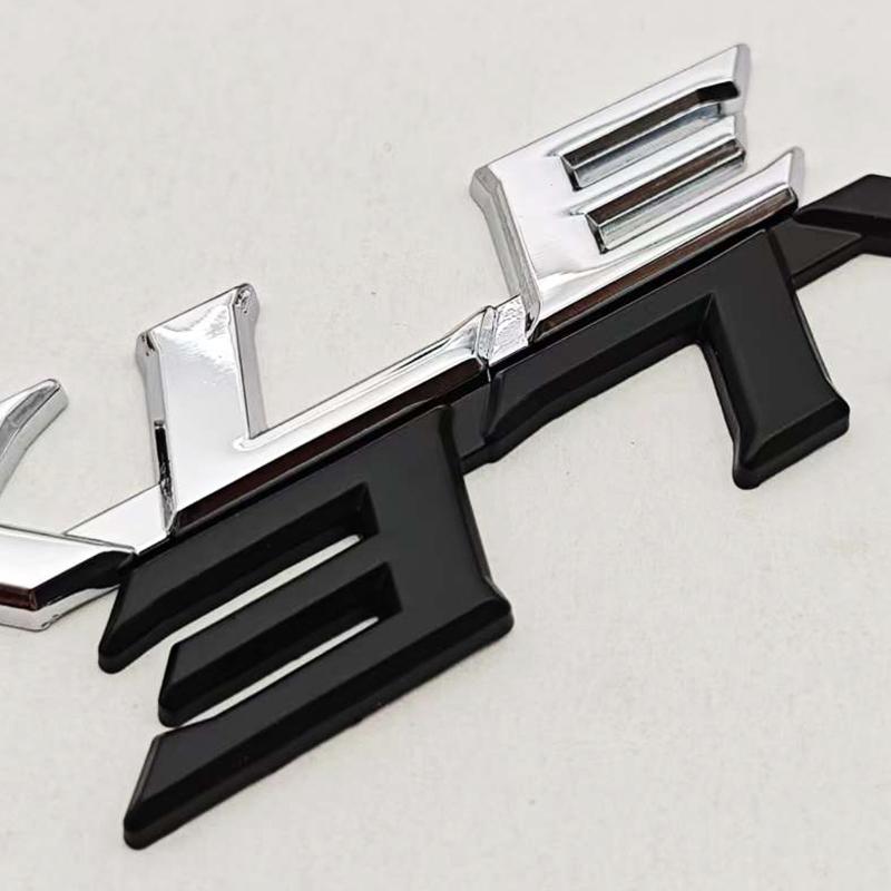 3D Metal Badge Car Letters Rear Trunk Logo XLE Sticker Emblem for Toyota Highlander Corolla Sienna Camry RAV4 XLE Accessories