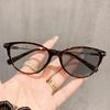 Korean Style Personalized Photochromic Glasses Cat Eye Anti-blue Light Myopia Glasses For Women With High-end Fashion Glasses