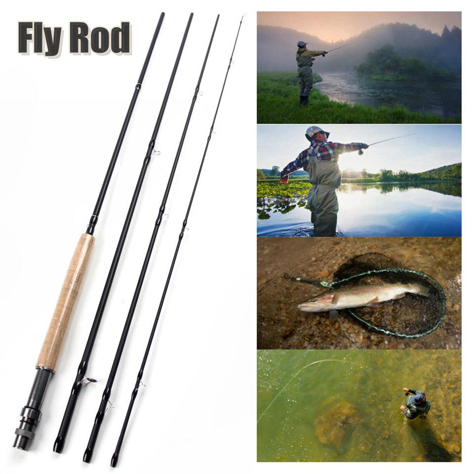 4-Section Carbon Fly Fishing Rod - Portable, Suitable for Lure Stream, European and American Style