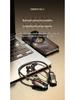 Wireless Neckband Bluetooth Headphones with Long Battery, Memory Card Slot, K-Song Ear Monitor, and HD Call Function.