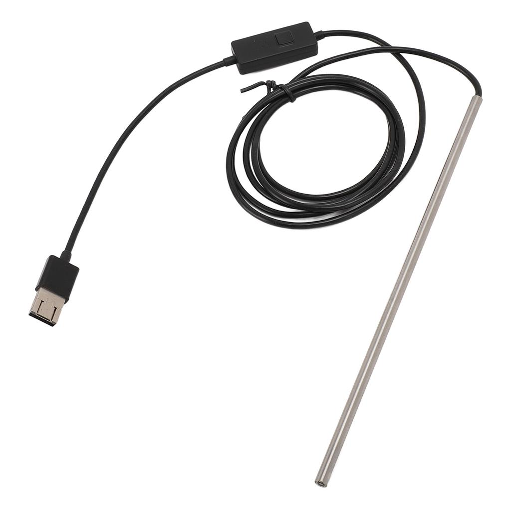 Industrial Borescope IP67 Waterproof 720P 3 In 1 USB Type C   USB Endoscope with 6 LEDs for Phone Tablet 4.9ft