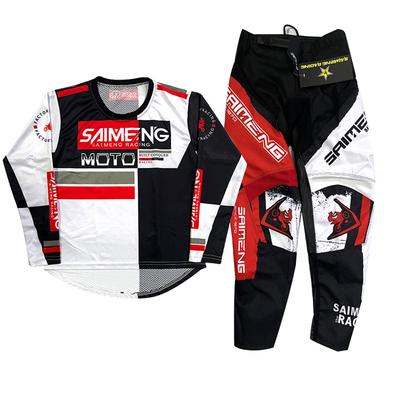 Motocross Gear Set for Kids Youth Jersey Pant Kits Child Green Motorcycle Black 3 4 5 6 7 8 9 10 Year Off-road Suit Blue Orange Enduro Cross Boy Girl