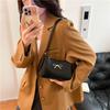 Solid Color Beautiful Bow, Sweet and Advanced Sense of Casual Shoulder Underarm Bag, Simple and Versatile Portable Handbag