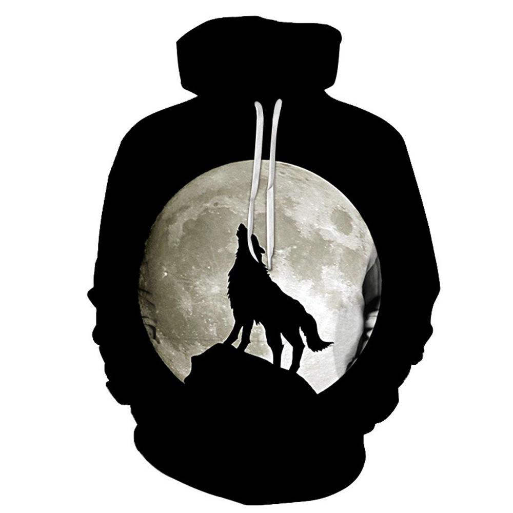 New Fashion Eagle Hoodie Funny Hooded Sweatshir Men's and Women's Long Sleeve Animal Pullover Shirt
