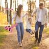 Pink Adjustable Three-Wheel LED Light-Up Kids Scooter