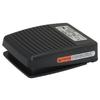 Linemaster 971-S Aquiline Foot Switch, Electrical, Plastic, Single Pedal, Momentary, Single Stage, No Guard, Dark Gray