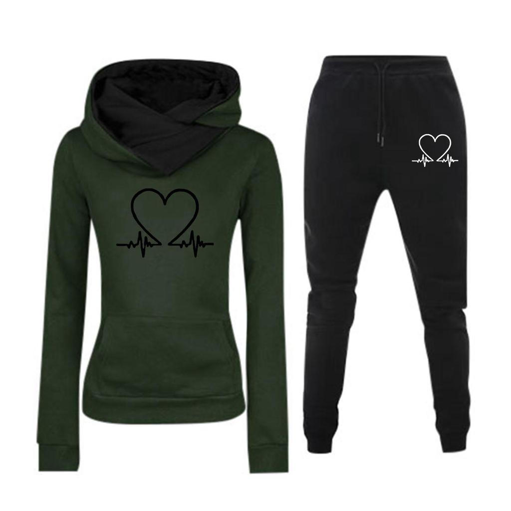 2023 Unisex Bedrucktes Sweatshirt und Jogging-Hoodie Set - Herbst/Winter Freizeit-Sportbekleidung.