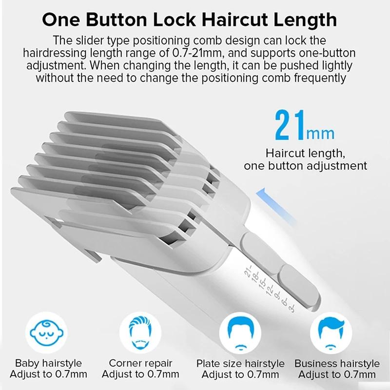 Xiaomi Enchen Boost USB Electric Hair Clippers Trimmers For Men Adults Kids Cordless Rechargeable Hair Cutter Machine Professional