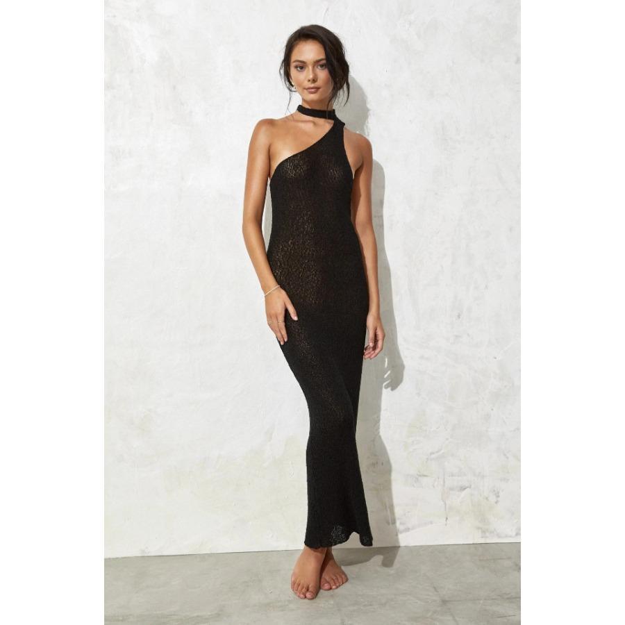 Rochie de petrecere de nuntă pentru femei la modă Rochii tricotate sexy și picante cu gât halter