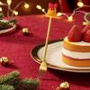 Weihnachtsgabel/Löffel, Langlebiger Edelstahl, mit Niedlicher 3D-Weihnachtspuppen-Dekor Besteck, für Festliches Zuhause Restaurant