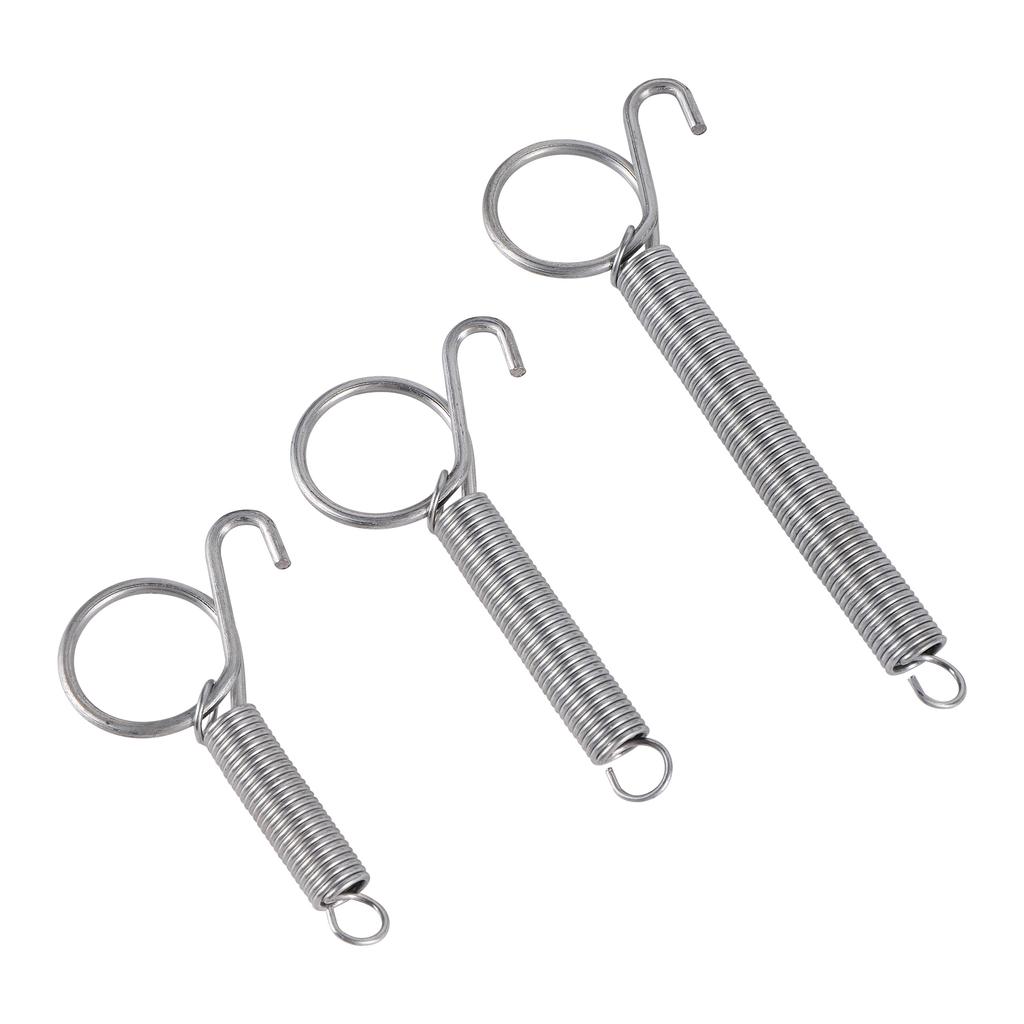 5/7/8.2/11.3Cm Cage Door Spring Hook Metal Spring Hooks Sturdy Tension Fixing Spring For Wire Rabbit Bird Hamster Cages 10Pcs