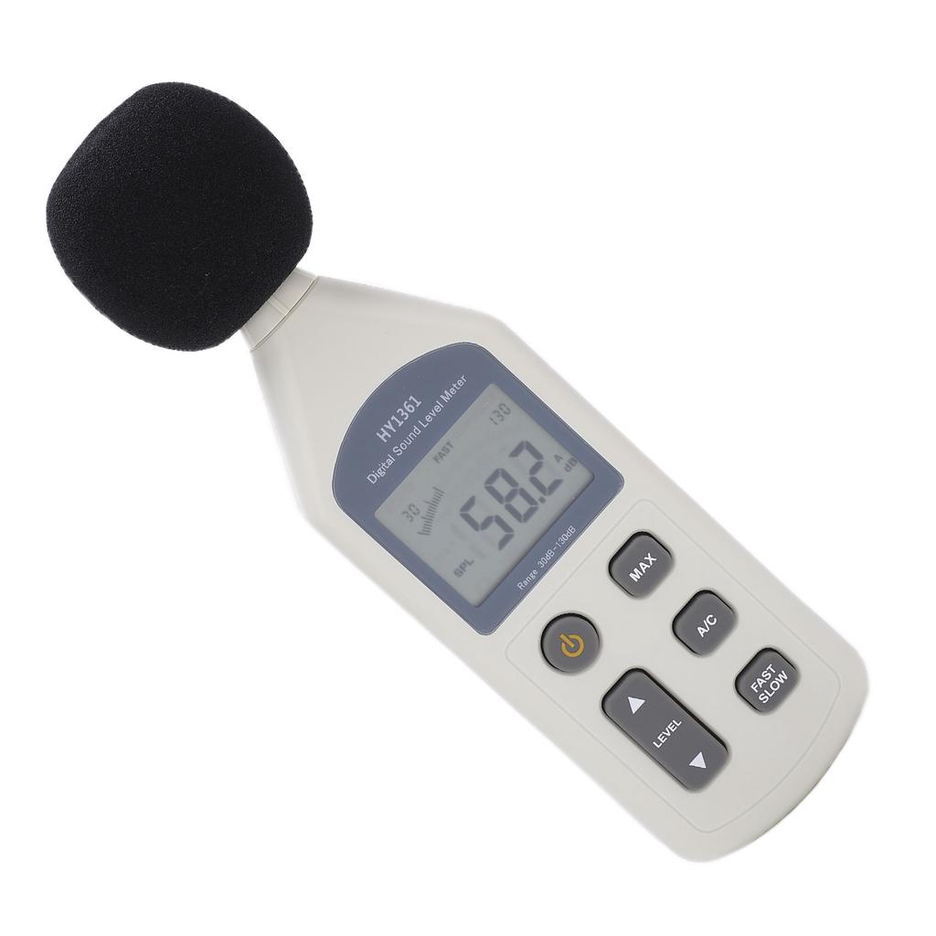 HY‑1361 Digital Sound Level Meter Handheld LCD Screen USB Decibel Monitor Noise Recorder 30‑130dBA 35‑130dBC