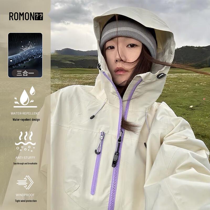 ROMON Unisex Outdoor Windproof Waterproof Jacket