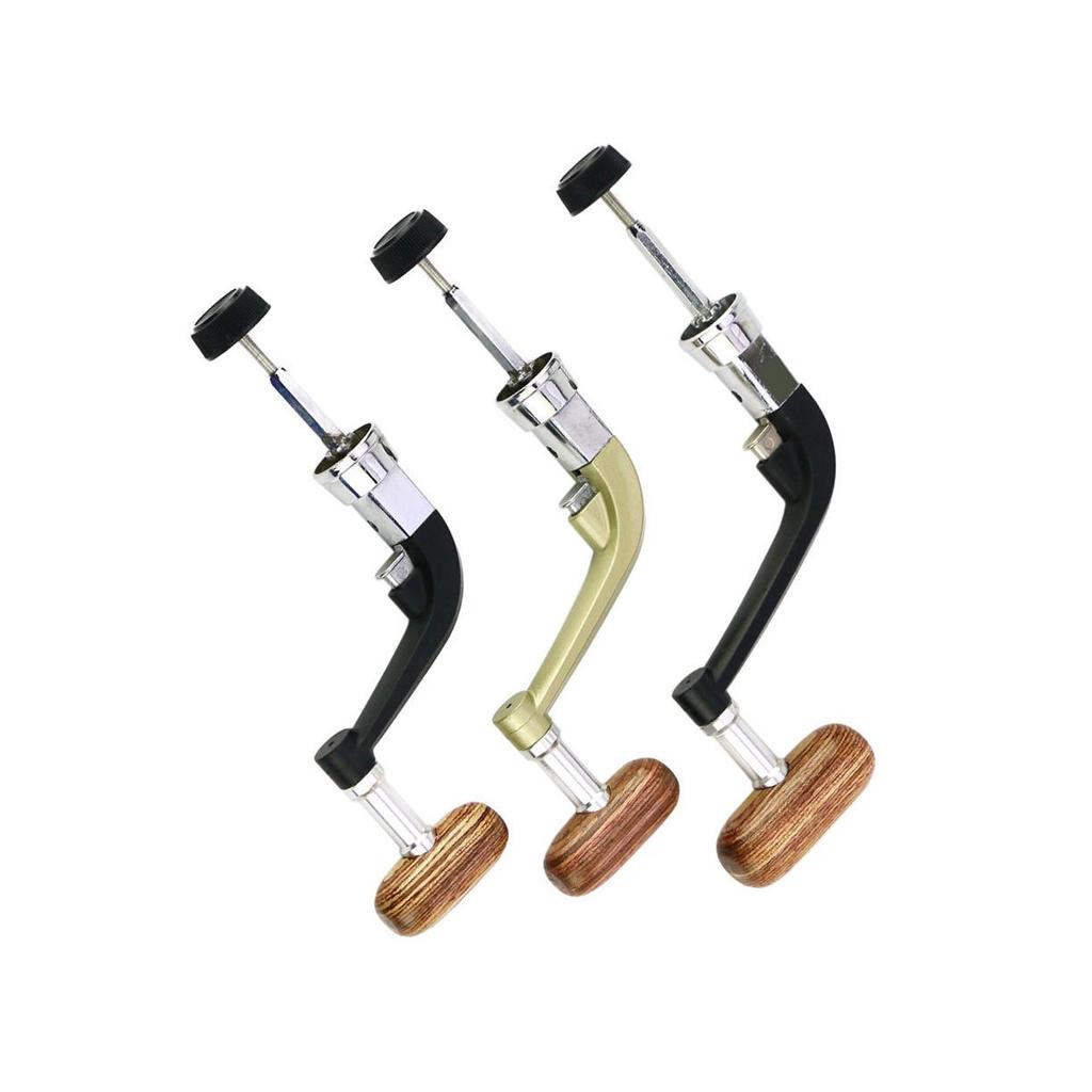 Medium & Large Semi-Metal Fishing Reel with Wood Handle Arm