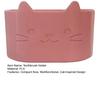 Toothbrush Holder Cartoon Cat Design Multifunctional Bathroom Organizer Makeup Brushes Pens Kitchen Utensils Holder
