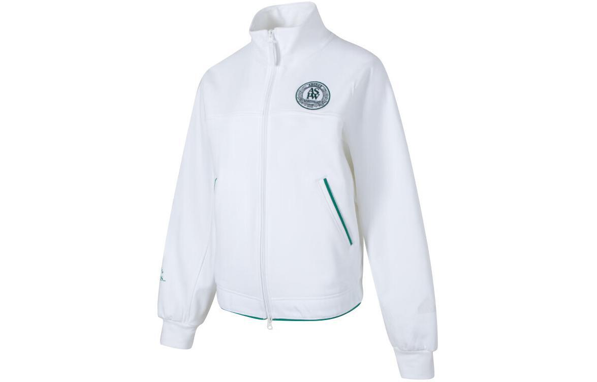 adidas Embroidered Letter Stand Collar Running Fitness Training Jacket JD3467 M