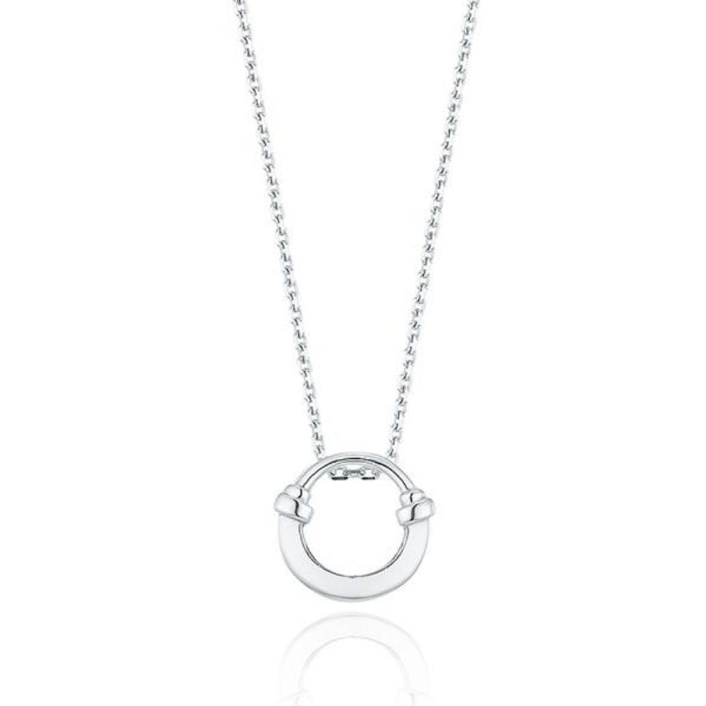 [Puremond] Lucky Lock 3WAY Horseshoe Silver Necklace OTN223303DWW