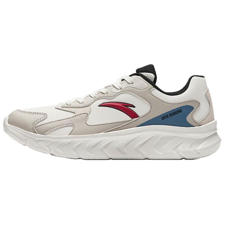 

New Anta Cushioning, Waterproof, Lightweight Low top Casual Running Shoes Men s White Gray 912545503-1 40.5