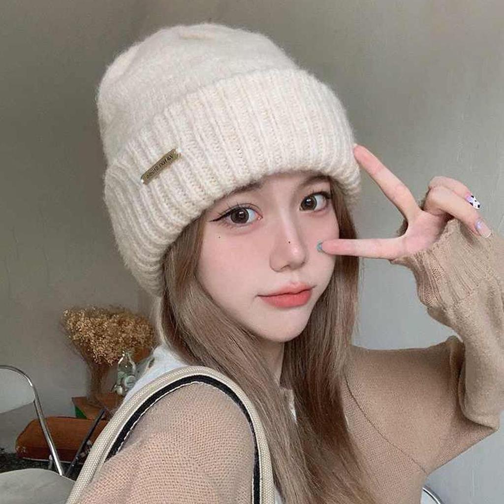 2025 Women's Winter Slouchy Knit Beanie - Extra Large, Face-Flattering with Loose Ear Protection