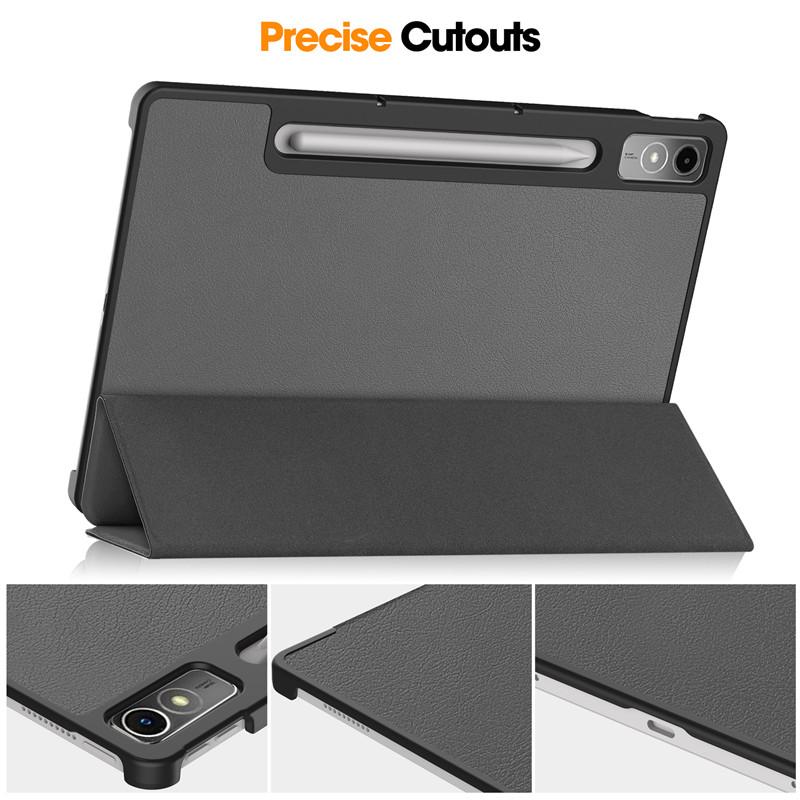 For Lenovo Xiaoxin Pad Pro 12 7 12,7 tommers deksel 2023 Flip Stand Hard PC Back For Lenovo Tab P12 12,7 deksel Auto Sleep/Wake