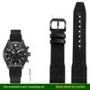 For IWC Pilot Nylon Genuine Leather watch band for IWC Mark 18 Balack Aces Portuguese original style woven canvas strap Bracelet