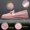 Shoes Women's casual shoes Women's shoes Soft sole Comfortable mother shoes Flying woven breathable mesh shoes One pedal Women's single shoes