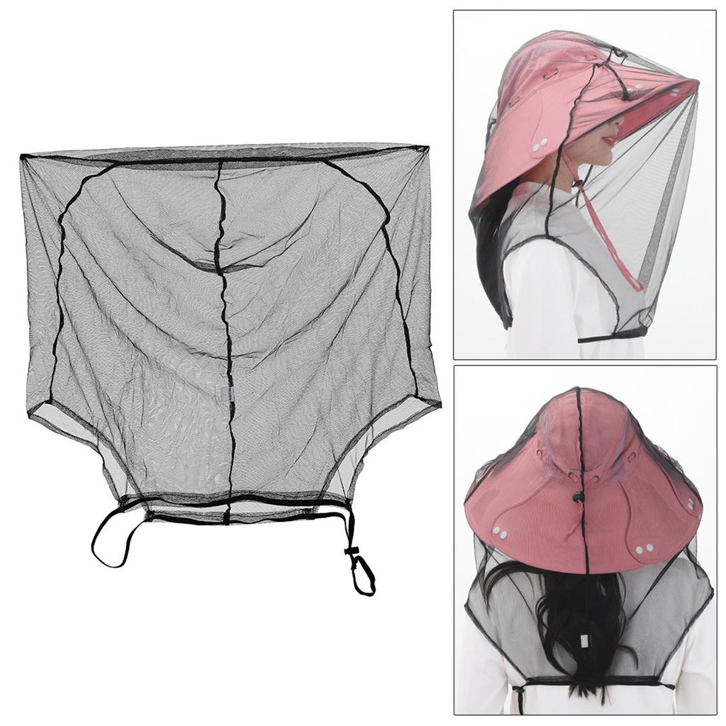 Quick Drying Insect Net Hat Adult Face Shield Head Mesh Sunproof Head Mesh for Adult Fishing Travel Hiking Climbing
