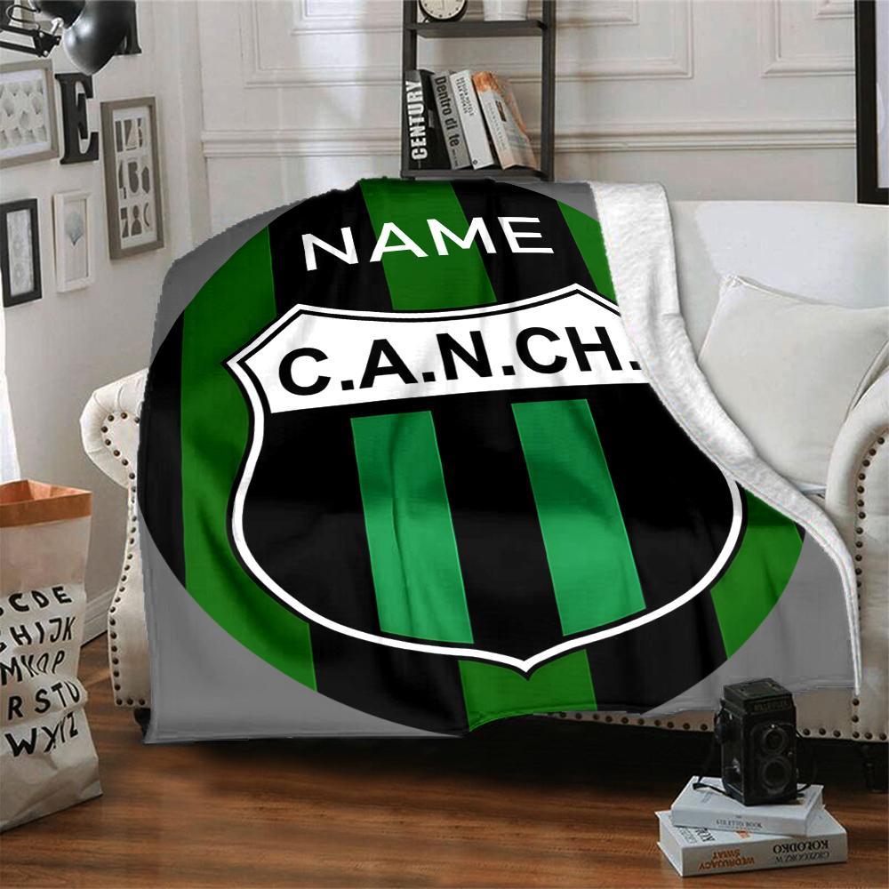 Custom Name "CAN CH Emblem Design" blanket for Couch & Bed, Plush Cozy Fuzzy Blanket Super Soft & Warm Blankets for Fall and Winter. 0908251