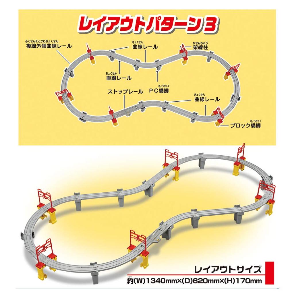 run the Plarail elevated Shinkansen rail set Let's track!