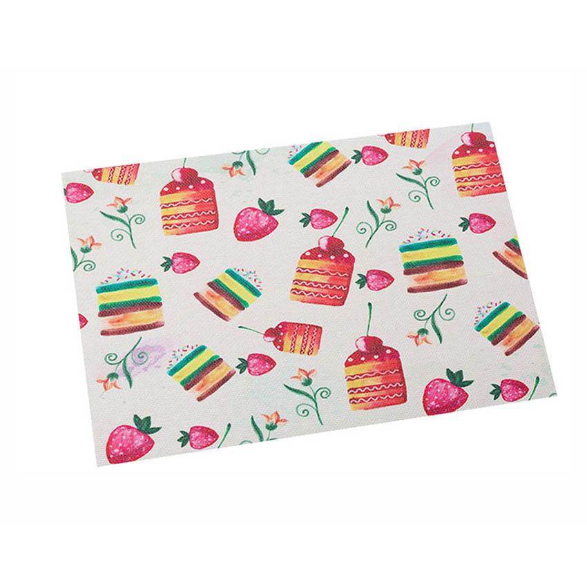 Table Mats PVC Coasters Dessert Painting Placemats Adiabatic Placemat Bar Coffee Table Pad Placemat for Dining Table  Cup Mat