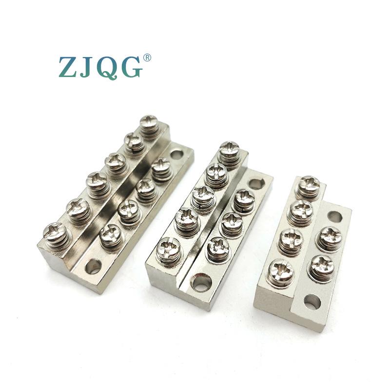 High-Strength JDG Distribution Cabinet Copper Terminal Block