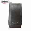 Motorcycle Walkie-Talkie Leather Holster: Fits Handheld Radios GP338D, XIRP7500/7550, P8668