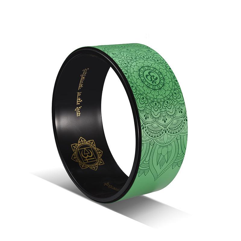 Yoga Wheel Shoulder Opener & Backbend Ring - Cork Pilates Circle for Flexibility & Fitness