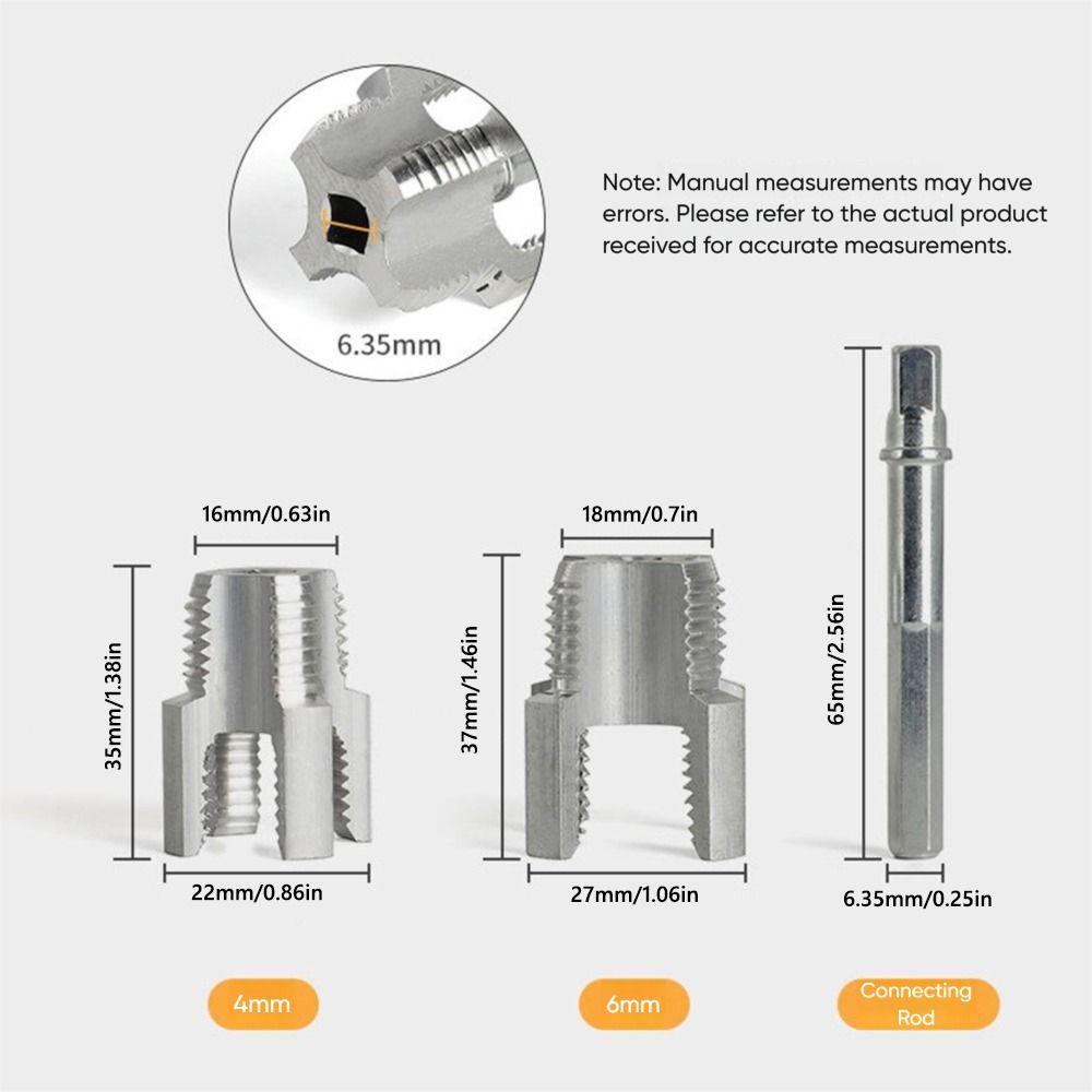 Universal Water Pipe Thread Opener Pvc Water Pipe Internal Thread Opener