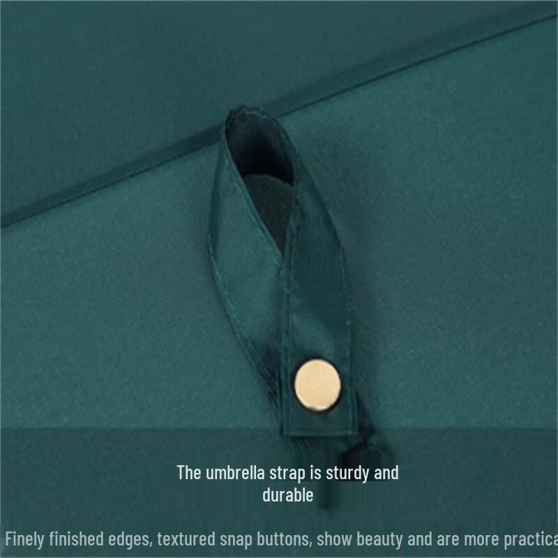 Ximengyuan 16-Rib Wooden Handle Sun & Rain Umbrella