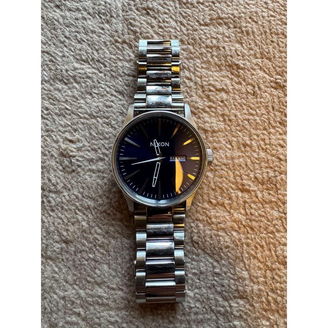 Used Nixon NIXON Watch The SentryWatch Blue Working Item
