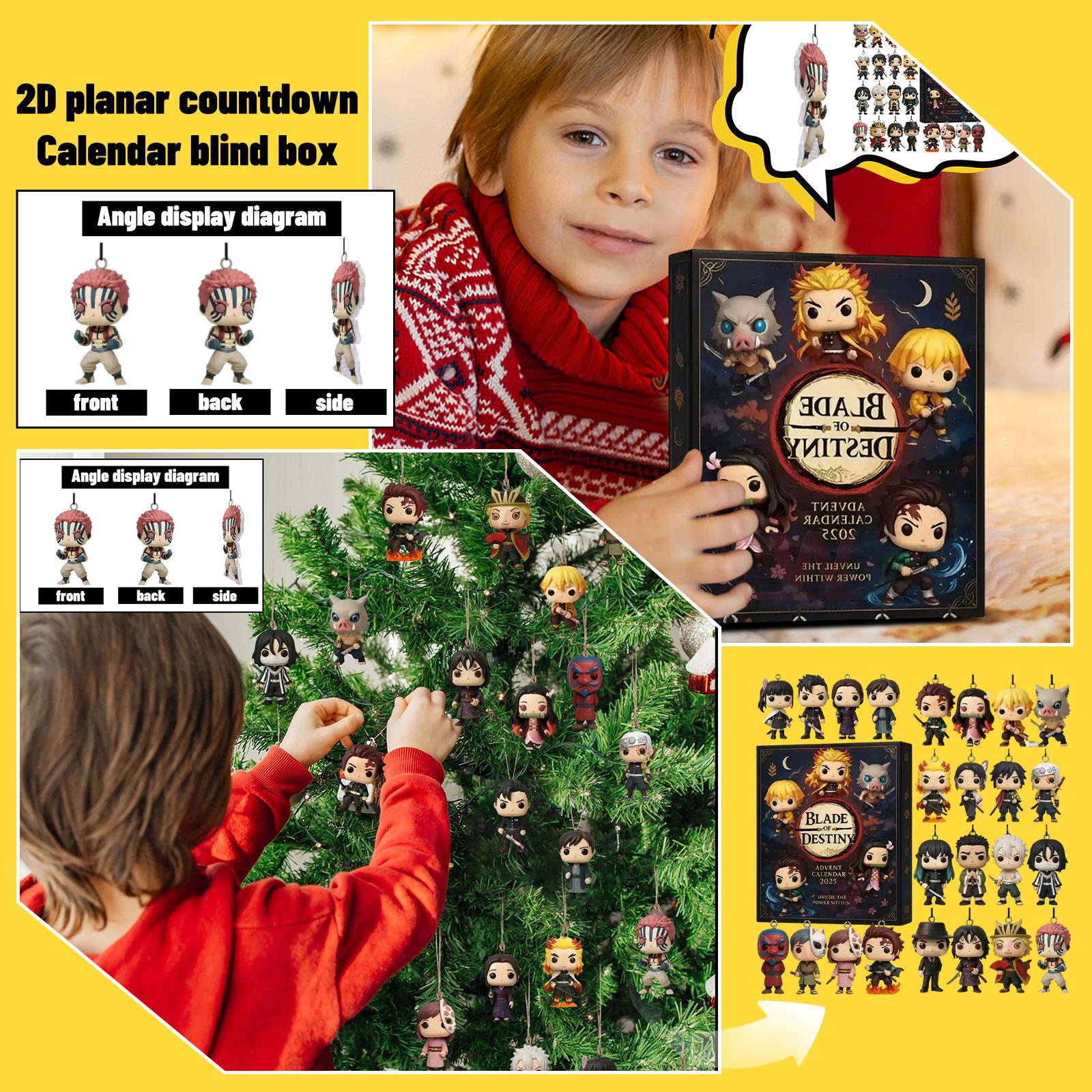 

2D Адвент-календарь включает 24 адвент-календаря, календарь обратного отсчета и коллекционные сюрпризы One Size