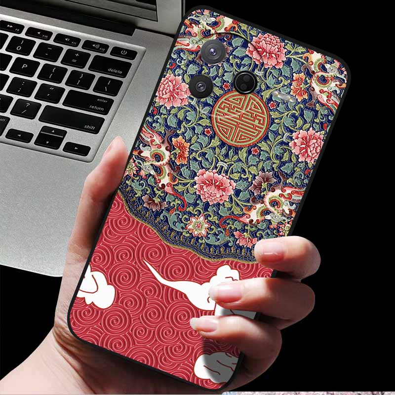For Xiaomi Poco F7 Pro/ Poco F7 Ultra 5G 3D Relief Flower Emboss Soft Silicone Back Cover Case for Poco F7 Pro Ultra Relief Case