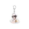 55MM Anime hololive Keychain Tokino Sora/Robocosan/Ōokami Mio/Shirogane Noel Key Chain Acrylic Model Plate Christmas Gifts