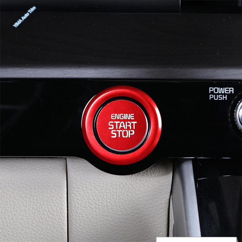 Interior Button Decoration Sequin Cover Sticker Trim Garnish Molding For Kia Carnival KA4 - 2024 Modification Accessories