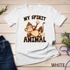 Monkeys My Spirit Animal Monkey Lover Chimp Animal Lifestyle Unisex T-shirt