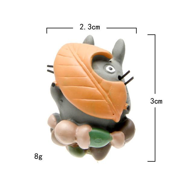 Sunflower My Neighbor Totoro Resin Figurine With Floral Theme For Garden Creative Diy Scene Decoration