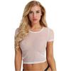 European and American sexy transparent professional temptation, medium and long shirts, short sleeves,mesh home women'spajamas, erotic underwear women